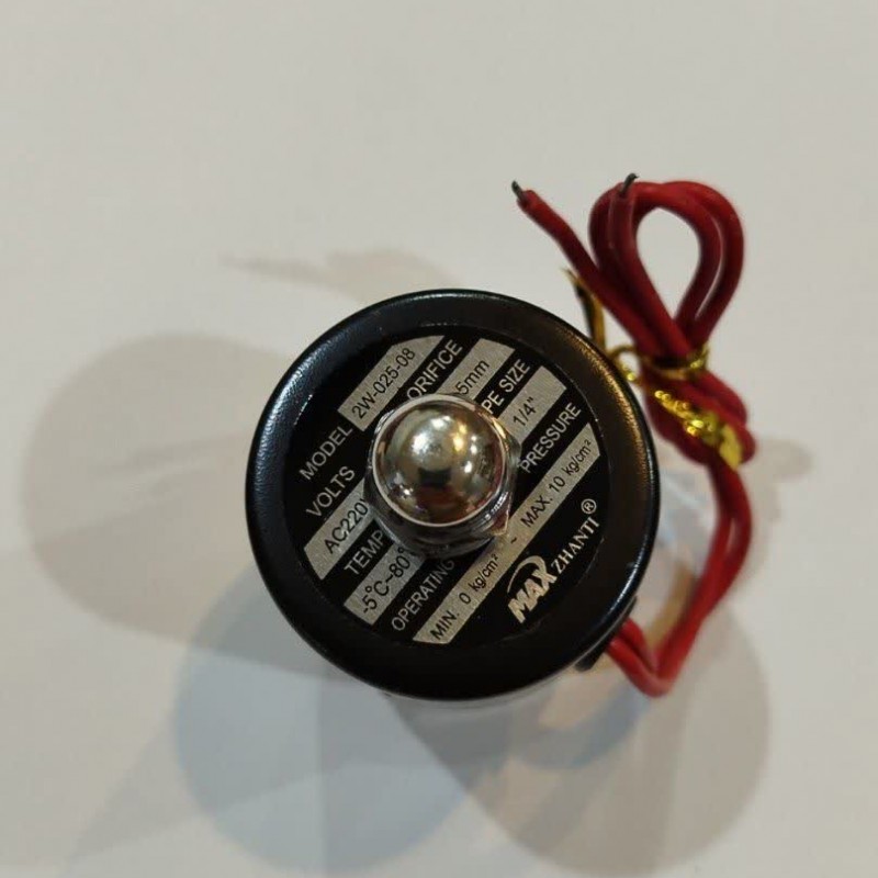 شیر برقی 2-2 سایز 1/4 اینج 2W-025-08 برنجی مکس