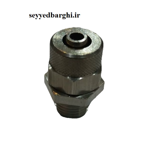 اتصال پنوماتیک مهره ای 6 به 1/4