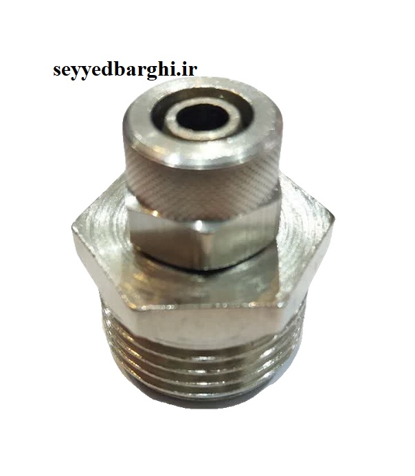 اتصال پنوماتیک مهره ای 8 به 1/2