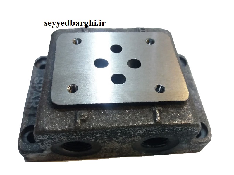 زير شير 1/4 ساده چدنی سوراخ از زیر