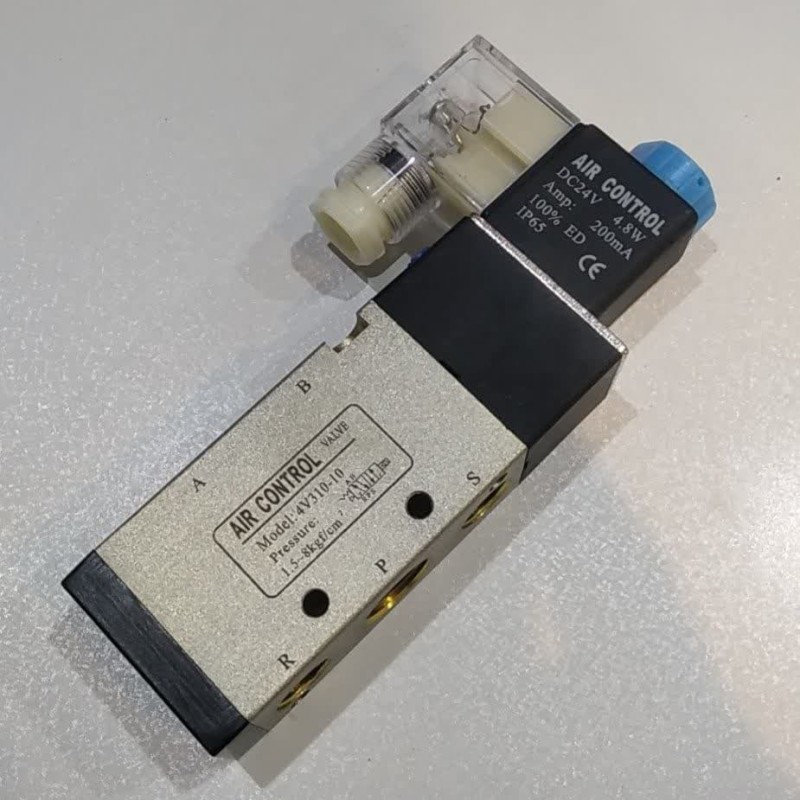 شیر برقی پنوماتیکی 4V310-10 تک بوبین