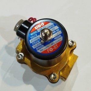 شیر برقی 2-2 سایز 1 اینچ UNI-D اصل FOST بدنه برنجی