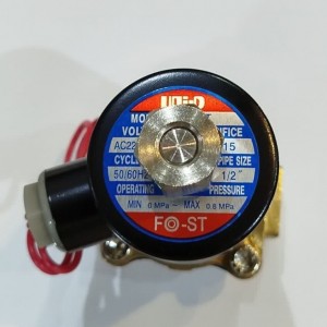 شیر برقی 2-2 سایز 1/2 اینچ برنجی FOST UNI-DNO