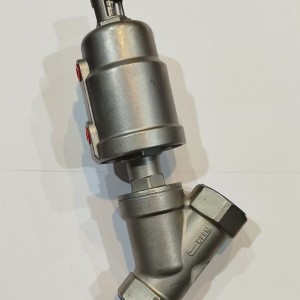 انگل ولو (شیر زاویه ای) 1 اینچ کله استیل