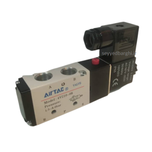شیر برقی AIRTAC 4V210-08 اصل تک بوبین 220 ولت