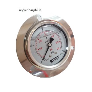 مانومتر  40 بار روغنی تابلویی صفحه 6سانت