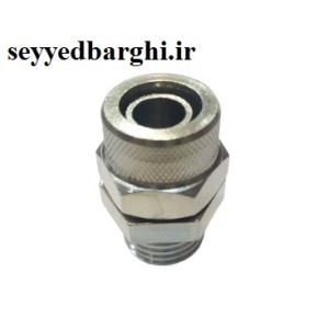 اتصال پنوماتیک مهره ای 10 به 1/4