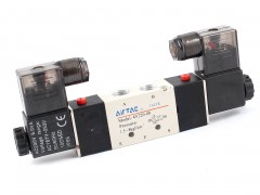شیر برقی 1/4 24VDC 4V220-08 دو بوبین ایرتک غیر اصل