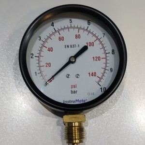 مانومتر  10 بار خشک عمودی صفحه 10 سانت اینسترومیت