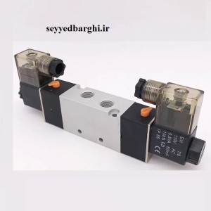 شیر برقی پنوماتیکی 4V420-15 دو بوبین