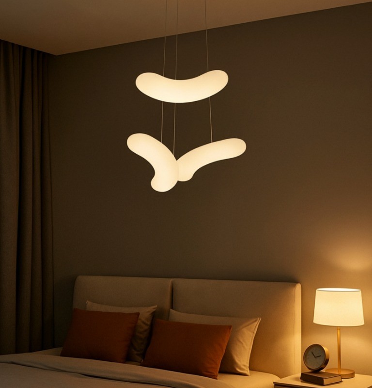 لوستر حلالی سه شعله گرد