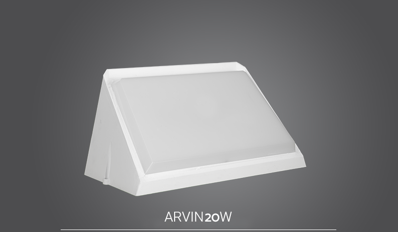 چراغ آروین 20وات ضدآب سفید پارس شعاع توس