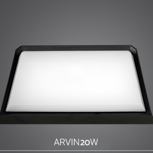 چراغ آروین 20وات ضدآب  مشکی پارس شعاع توس