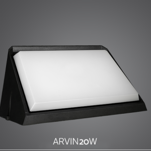 چراغ آروین 20وات ضدآب  مشکی پارس شعاع توس