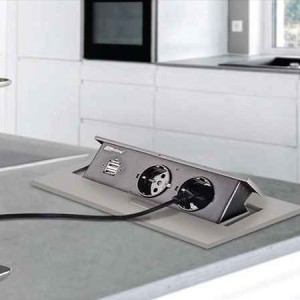 انواع و کاربردهای پریز توکار کابینت و اداری