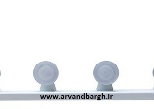 چراغ بالا آینه چهار شعله مدل یاقوت