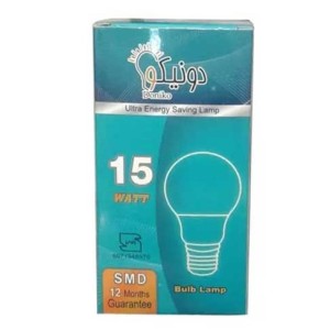 لامپ حبابی 15وات LED دونیکو