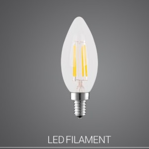 لامپ شمعی لوستری فیلامنت  6وات رویالوکس پارس شعاع توس