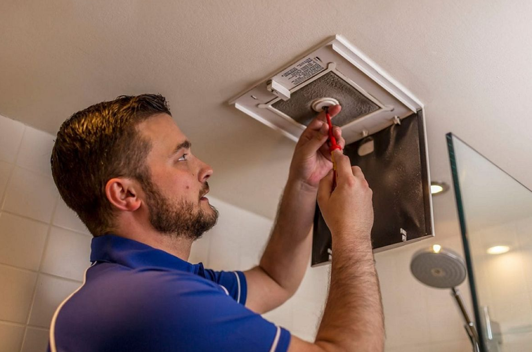 نصب هواکش و فن در حمام