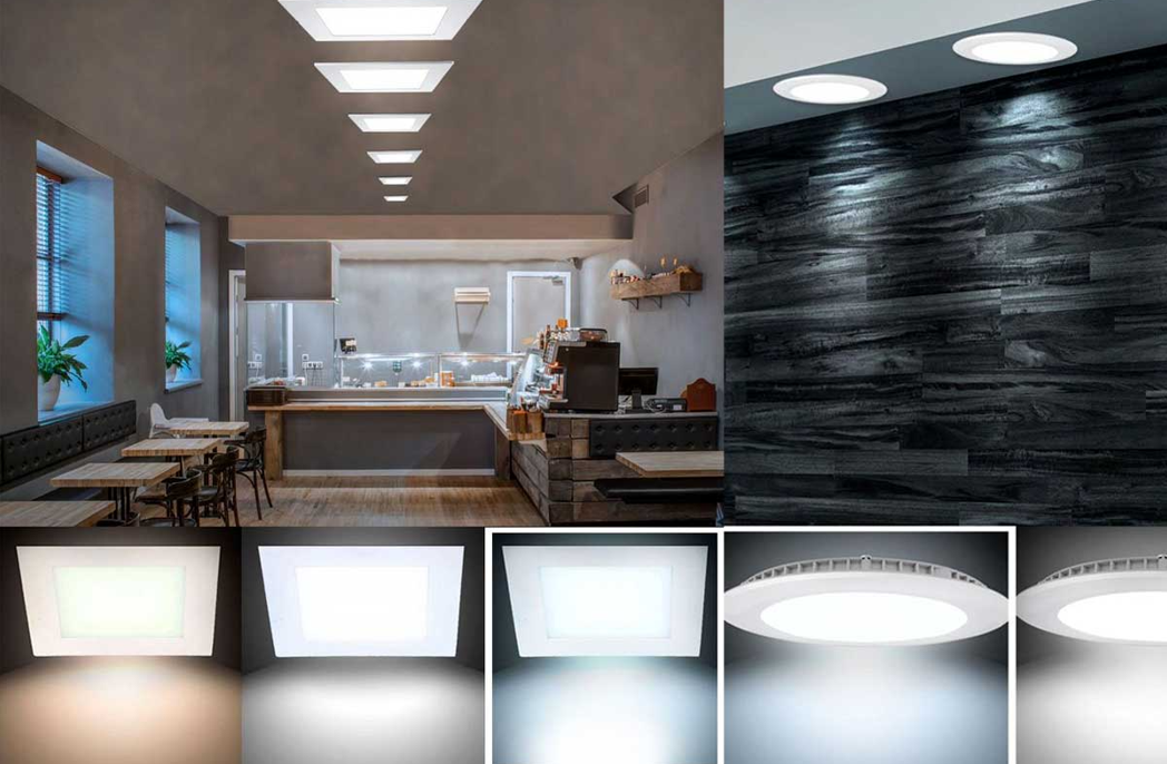 استفاده از چراغ سقفی و پنل