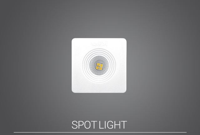 چراغ چشمی 3 وات SMD مربع پارس شعاع توس