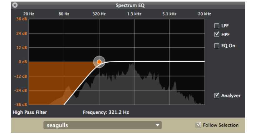  فیلتر Low Cut یا High Pass