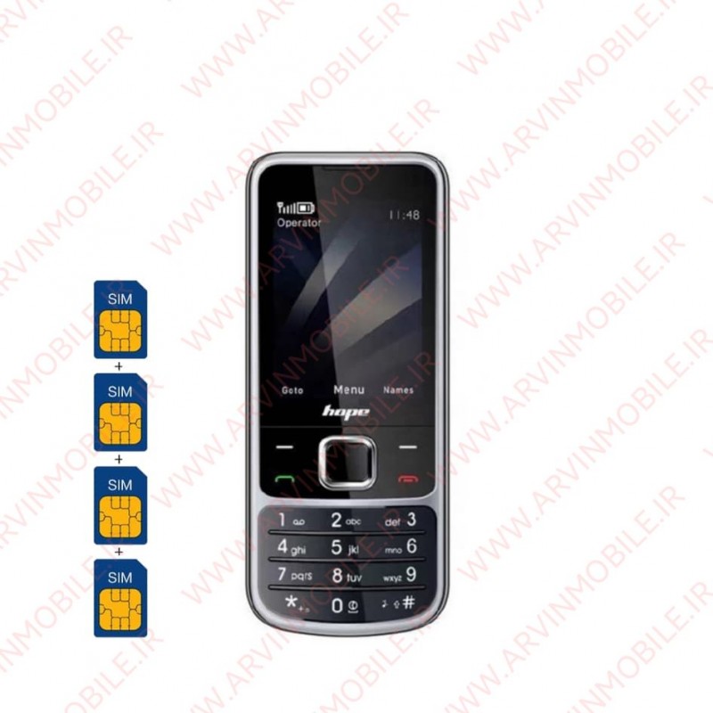 هوپ K69 چهارسیم کارته  Hope K69 (4SIM)