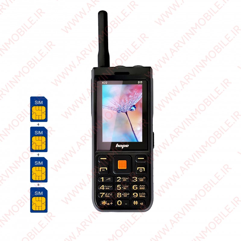 هوپ K22 چهارسیم کارته Hope K22 (4SIM)