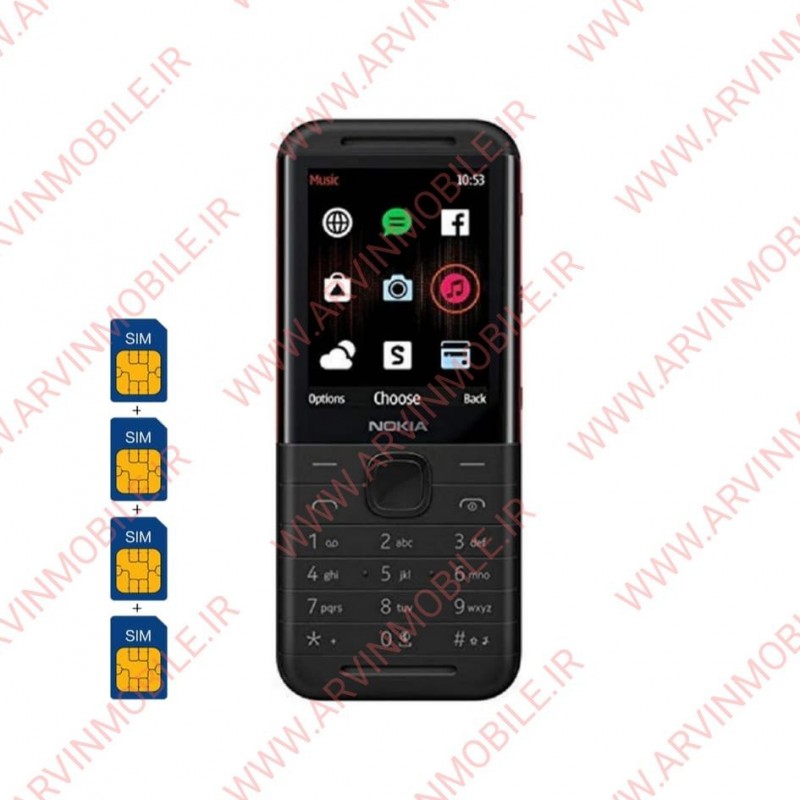 نوکیا ۵۳۱۰ چهار سیم کارت (4SIM)