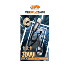 کابل تایپ سی به لایتنینگ برند اوفی مدل CA-11PD 30W