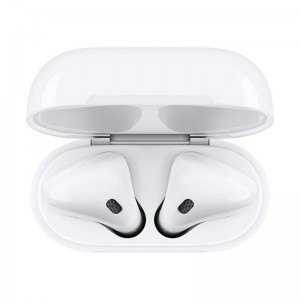 هدفون بی‌ سیم اپل مدل AirPods New Generation همراه با محفظه شارژ بی‌سیم