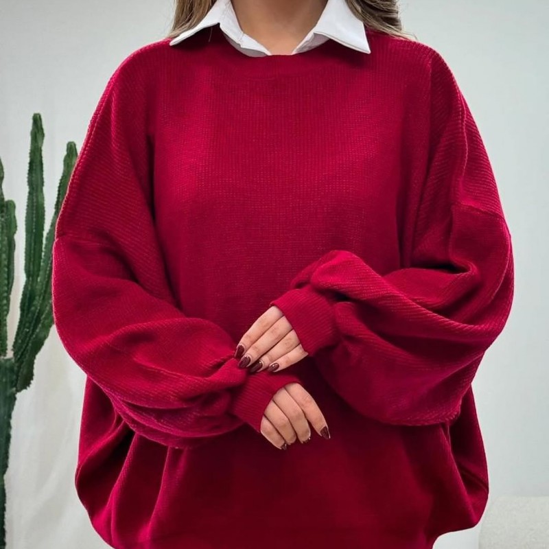 بلوز بافت ترند ساده لش