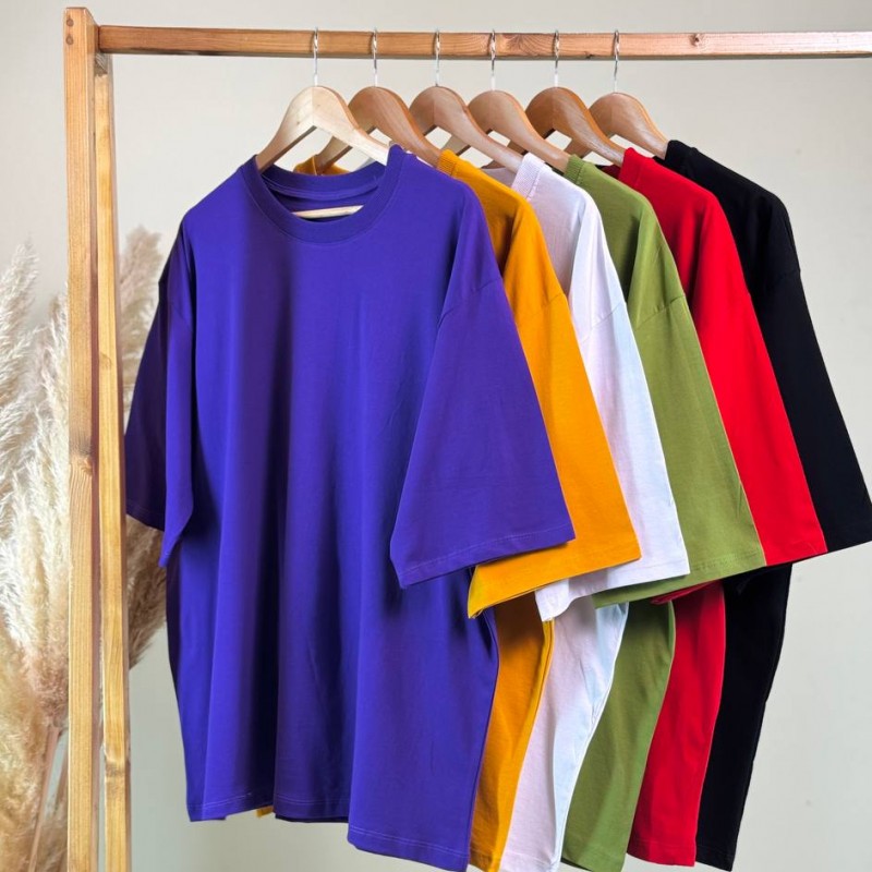 تی شرت ساده رنگی زنانه - سوپر پنبه