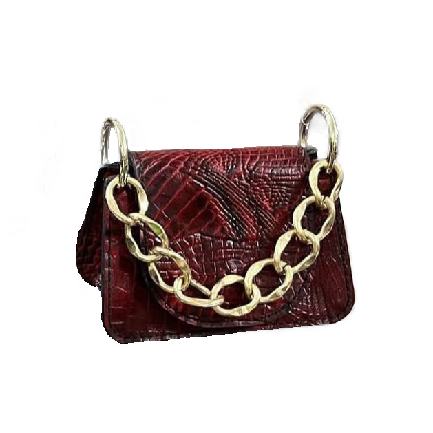 کیف زنانه چرم طبیعی گاو دست دوز