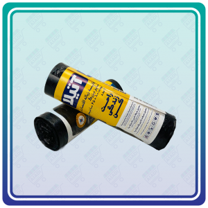 کیسه زباله مشکی آتیلا - آسان مصرف رولی 20 عددی سایز بزرگ 65 در 80 سانتی متر