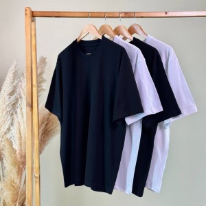 تی شرت ساده سفید / مشکی زنانه - سوپر پنبه