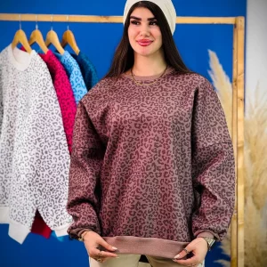 دورس تو کرک یقه گرد پلنگی