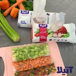 کیسه فریزر آتیلا - آسان مصرف اقتصادی بسته 120 عددی سایز 25 در 35 سانتی متر