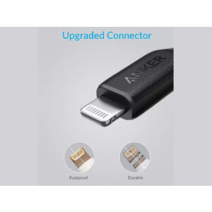 کابل شارژ سریع یو اس بی به لایتنینگ 2.4 آمپر 90 سانتی‌متری انکر Anker Powerline III Lightning Cable-A8812H11