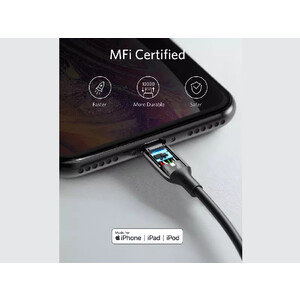 کابل شارژ سریع یو اس بی به لایتنینگ 2.4 آمپر 90 سانتی‌متری انکر Anker Powerline III Lightning Cable-A8812H11