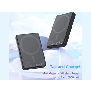 شارژر همراه وایرلس مغناطیسی 15 وات 5000 مک دودو Mcdodo MC-395 Mini Magnetic 15W Fast Charge Power Bank 5000mAh