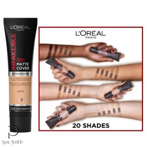 لورال کرم پودر تیوپی اینفیلیبل مت کاور - L&#39;Oreal Infaillible Matt Cover Foundation