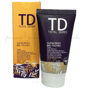 توتال درم کرم ضدآفتاب رنگی لایت – Total Derm Sunscreen Bio-Taches light