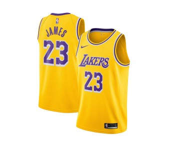 لباس بسکتبال تیم لس آنجلس لیکرز (زرد)