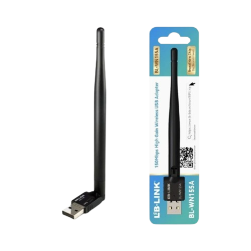 کارت شبکه USB بی سیم آنتن دار LB-LINK   BL-WN155A
