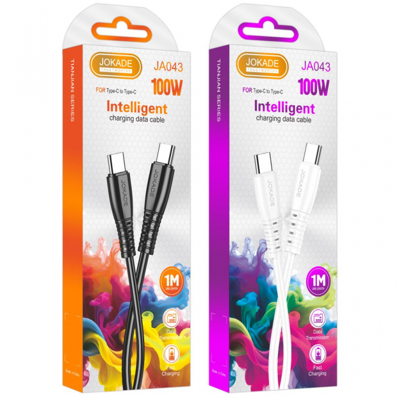کابل دوسر  تایپ سی Jokade  Ja043  100W