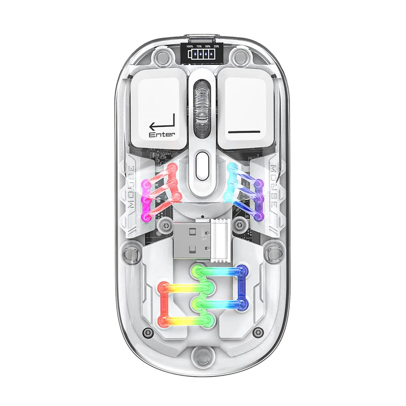 ماوس وایرلس و بلوتوث با باتری داخلی XWD118