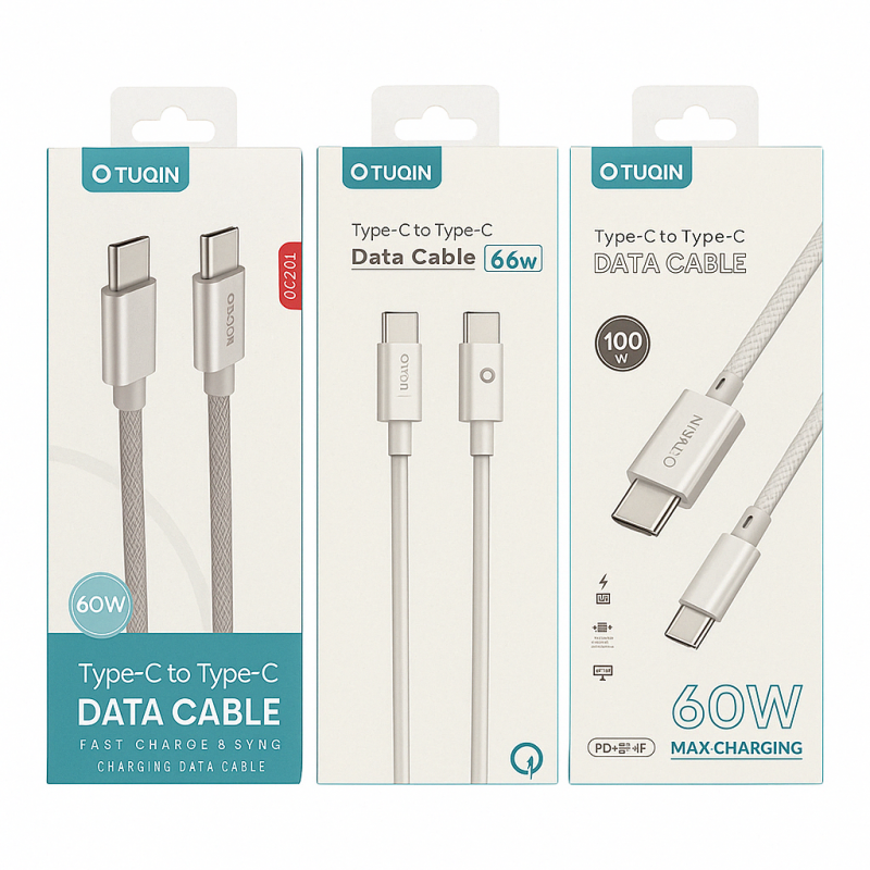 کابل  شارژ دو سر  تایپ سی QTuqin