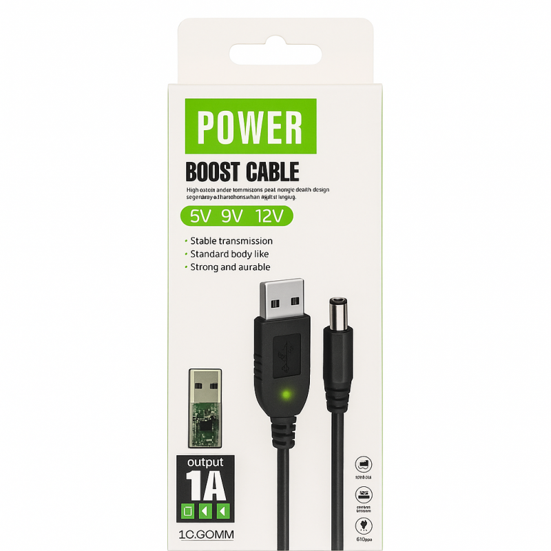 تبدیل برق پاوربانک به مودم ۹ ولت