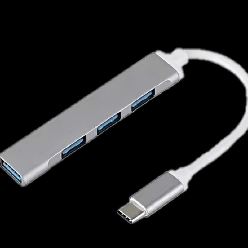 هاب 4 پورت  Type C B18 فلزی